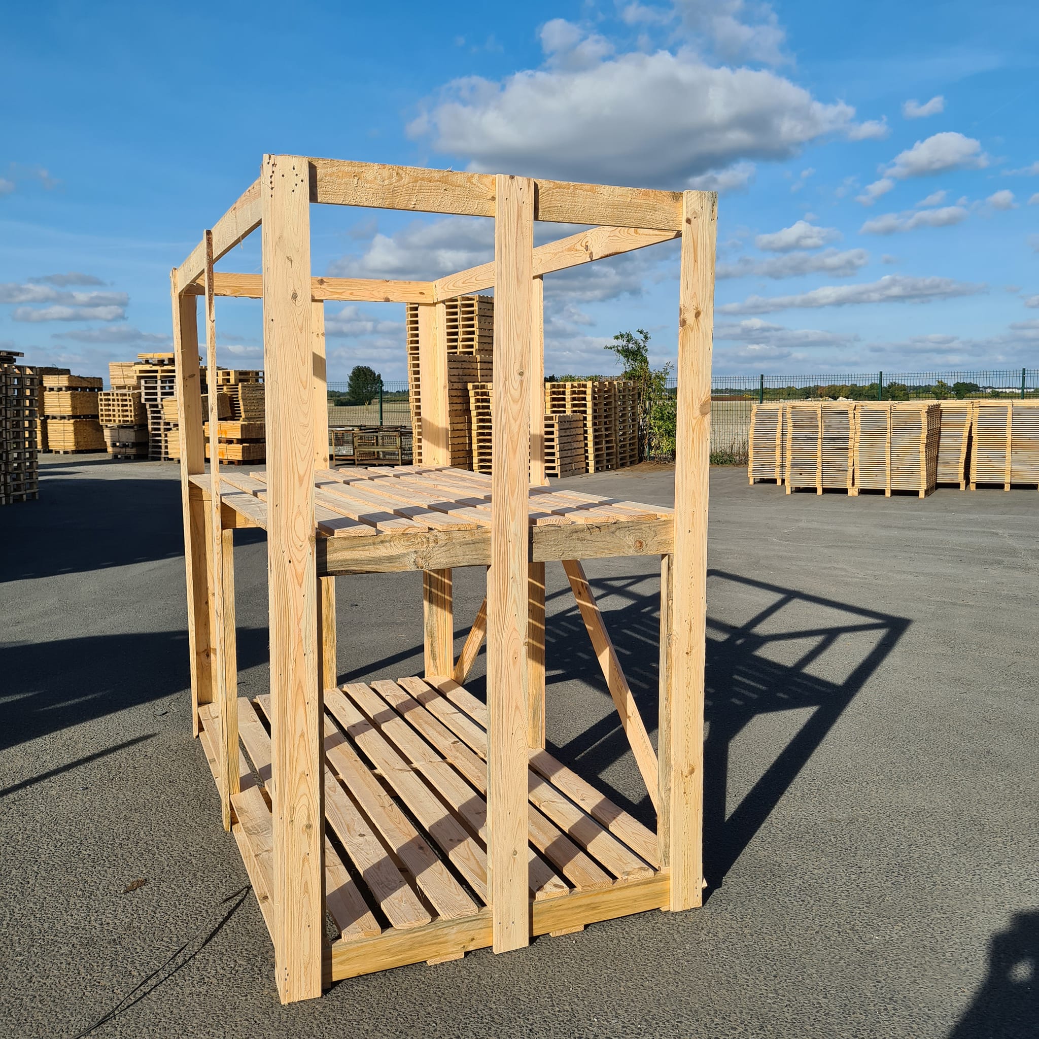 Construction d'une étagère en bois de palette