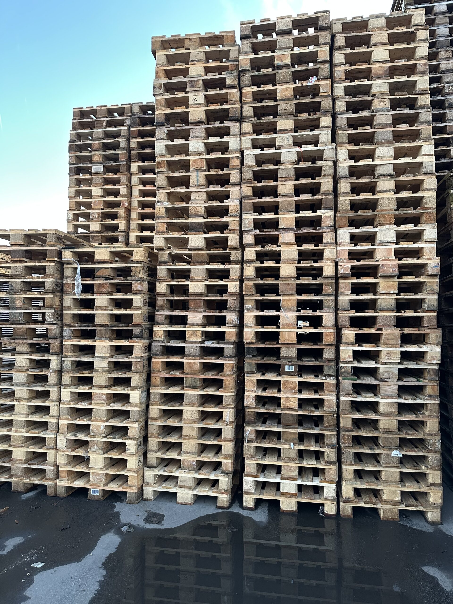 Recyclage de palettes, vente et achat